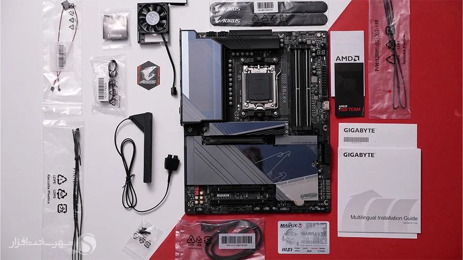 بررسی مادربرد گیگابایت X870E Aorus Master 