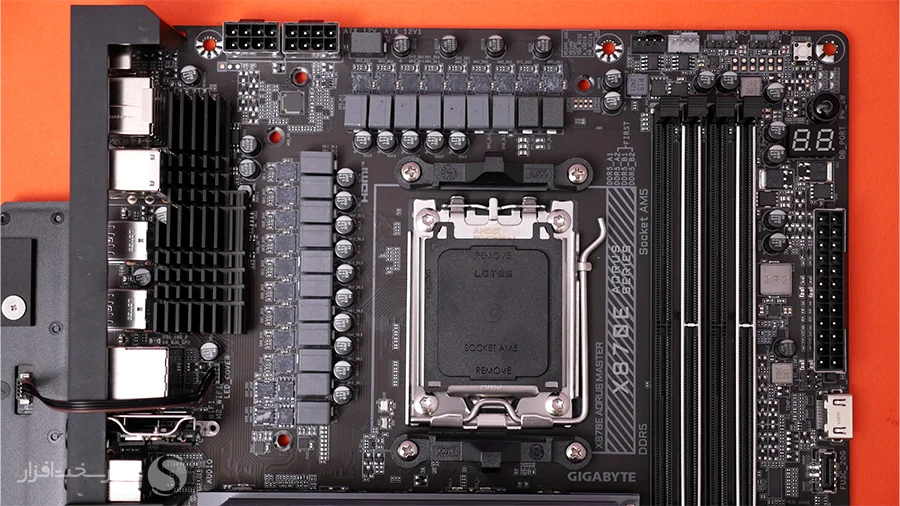 بررسی مادربرد گیگابایت X870E Aorus Master 