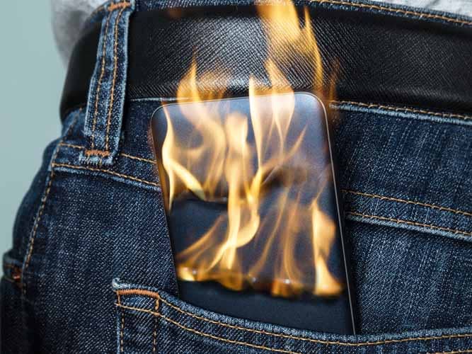 خطرات گرمای زیاد گوشی