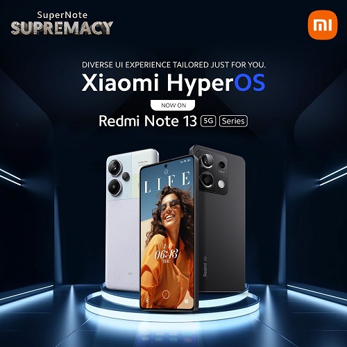 آپدیت HyperOS  برای نوت 13