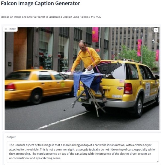 مدل هوش مصنوعی اماراتی تبدیل عکس به متن