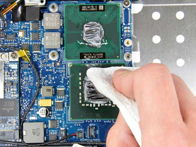 آموزش تعویض خمیر سیلیکون