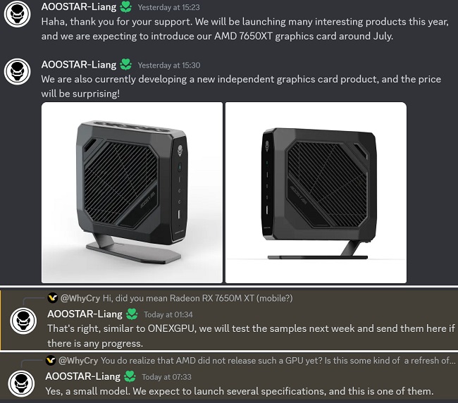 گرافیک Radeon RX 7650M XT