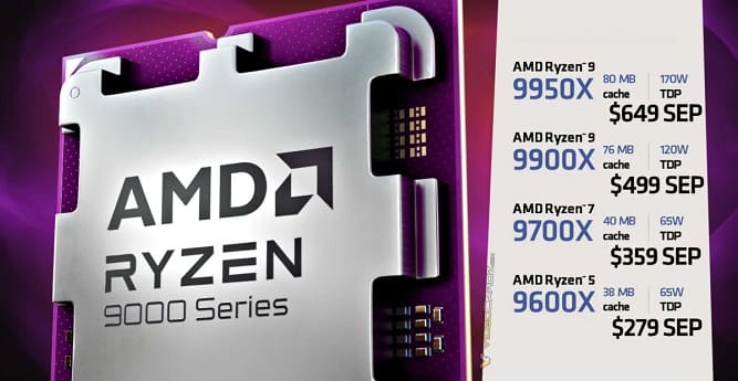 قیمت Ryzen 9000