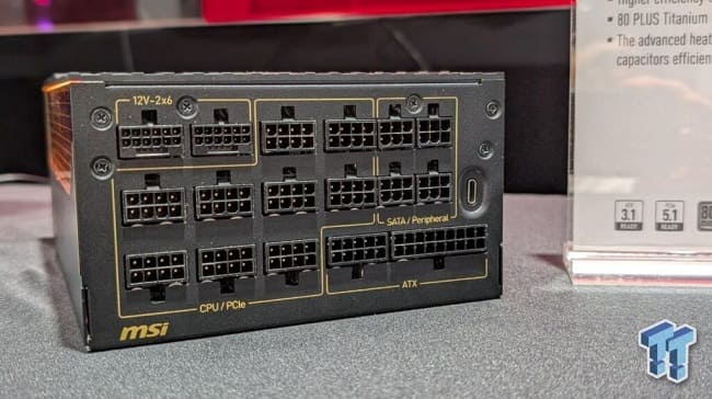 پاور 1600 واتی MSI MEG AI1600T PCIE5