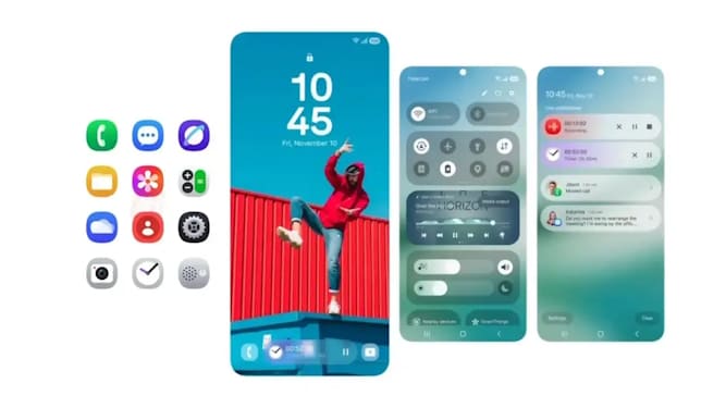 رابط کاربری One UI 7.0