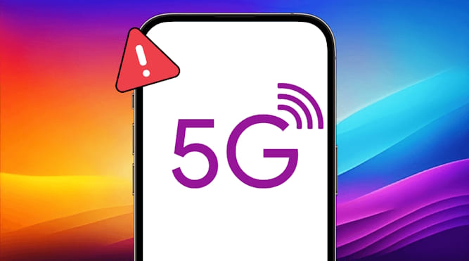 کار نکردن 5G