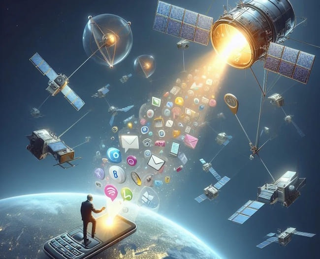 iMessage ماهواره ای