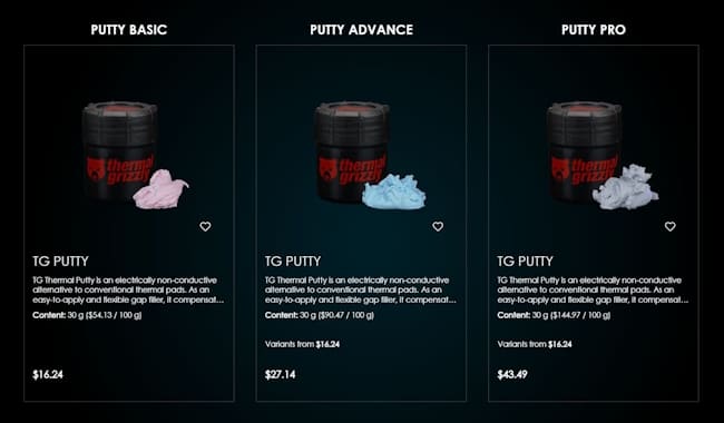ترمال پیست TG Putty
