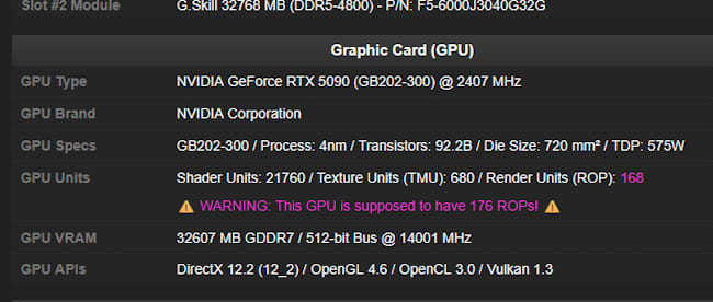 تشخیص کمبود ROPها