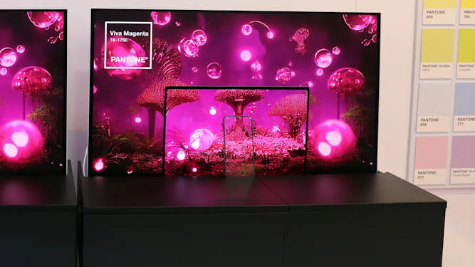 کیفیت رنگ OLED سامسونگ