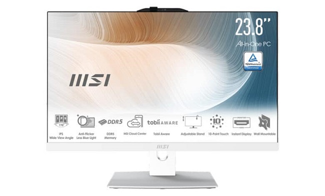 طراحی کامپیوتر بدون کیس Modern AM242 MSI