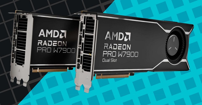 معرفی کارت گرافیک Radeon Pro W7900 Dual Slot
