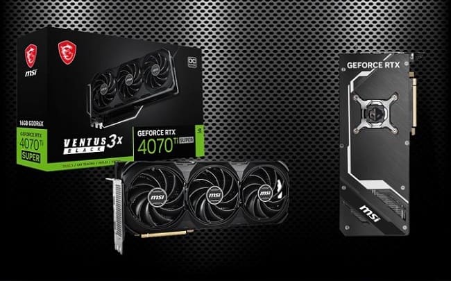 قابلیت های کارت گرافیک RTX 4070 Ti SUPER Ventus 3X Black