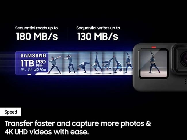 مشخصات کارت حافظه Pro Plus سامسونگ