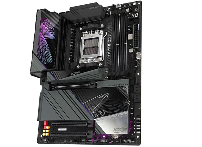 طراحی مادربرد X870E AORUS Master گیگابایت