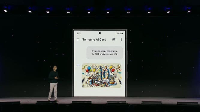 هوش مصنوعی AI Cast تلویزیون سامسونگ