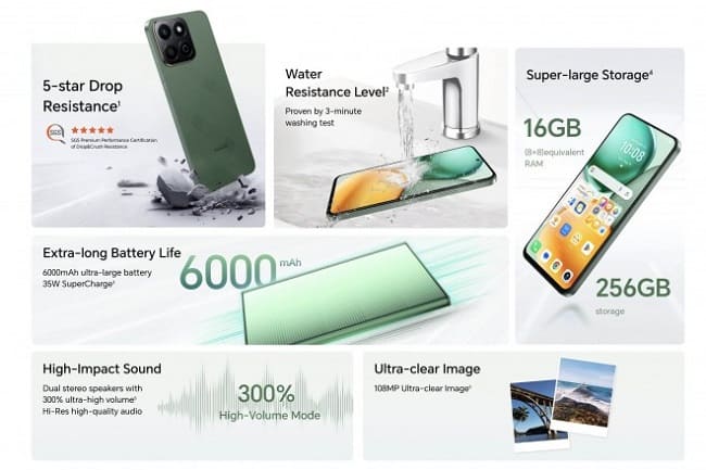 مشخصات گوشی آنر X7c