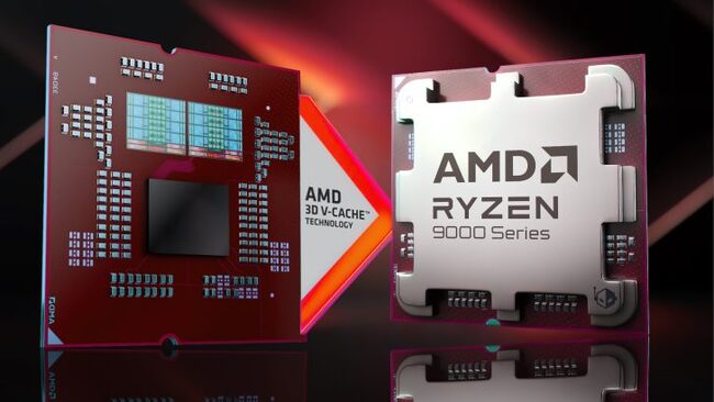 پردازنده ryzen 9000x3d