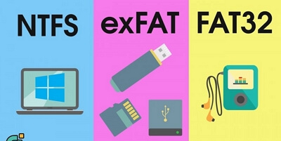 فرق فرمتهای فایل NTFS و FAT32 و exFAT