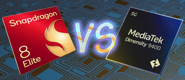 بنچمارک Snapdragon 8 Elite در مقابل MediaTek 9400