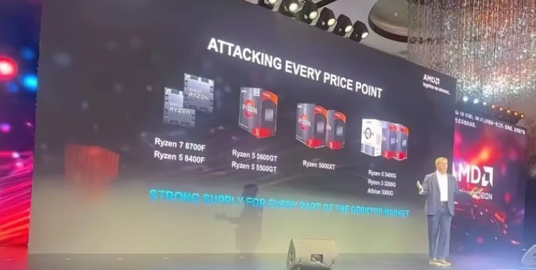 پردازنده Ryzen 7 8700F و Ryzen 5 8400F