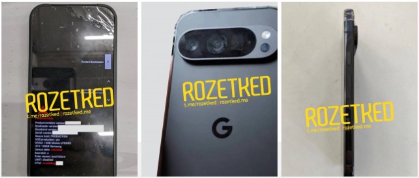 مشخصات گوشی پیکسل 9 پرو گوگل