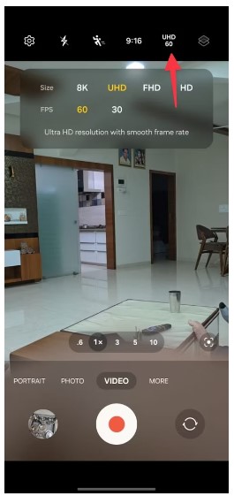 تنظیمات دوربین S24