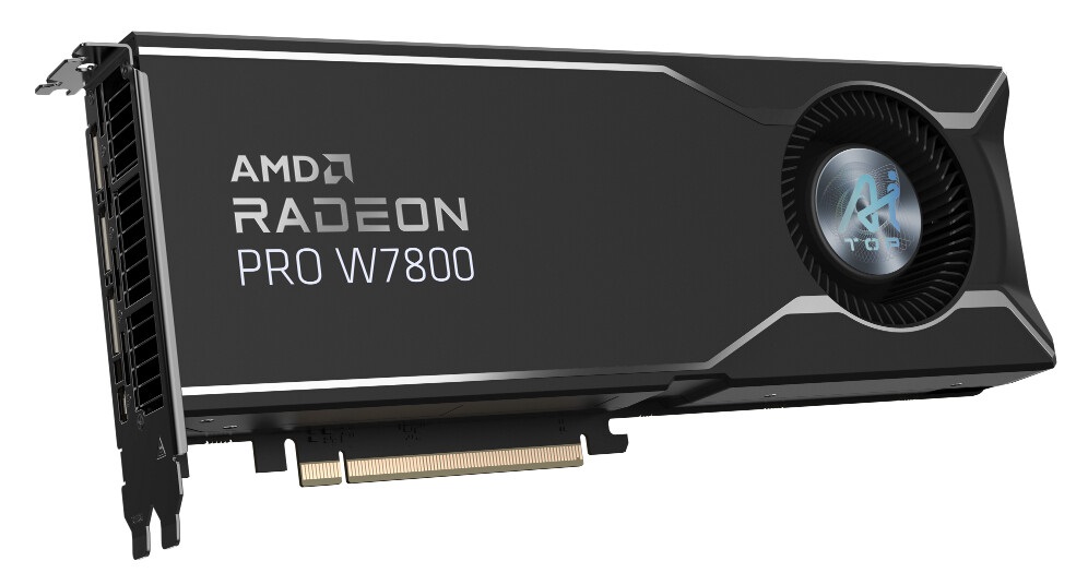 تصویر کارت‌‌های گرافیک‌ سری AMD Radeon PRO W7000