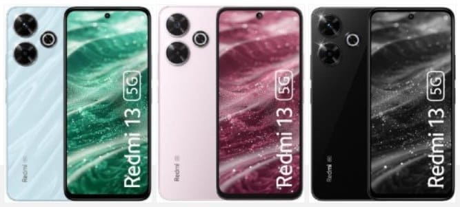رنگبندی گوشی Redmi 13 5G