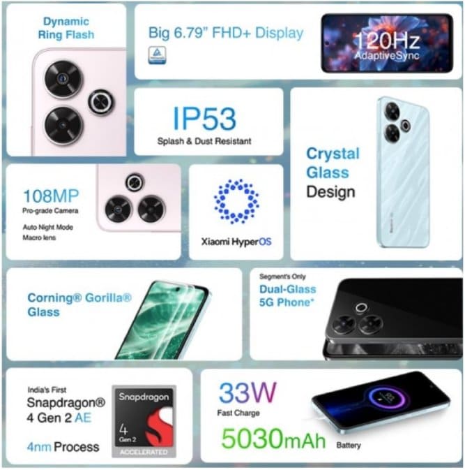 مشخصات گوشی Redmi 13 5G