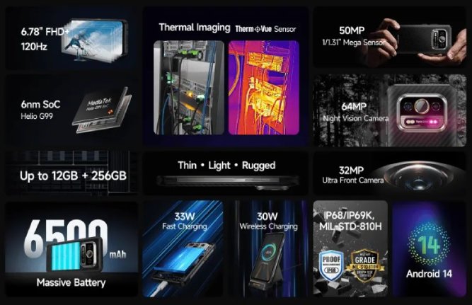 مشخصات گوشی Ulefone Armor 25T