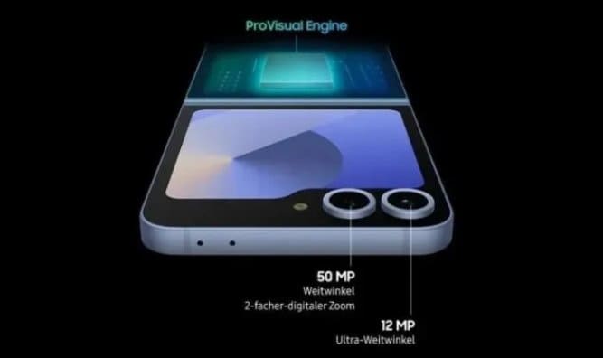 مشخصات دوربین گوشی گلکسی Z Flip 6 سامسونگ