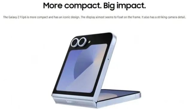 گوشی گلکسی Z Flip 6 سامسونگ