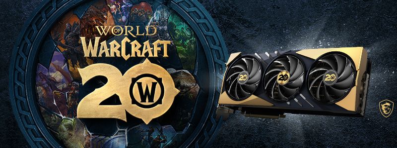 نسخه World of Warcraft کارت گرافیک RTX 4070 SUPER 12G GAMING SLIM