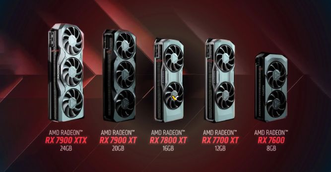 مشخصات کارتهای گرافیک RX 7400 و RX 7300