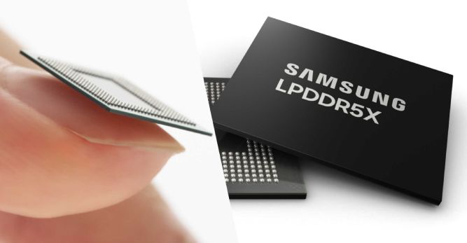 تراشه LPDDR5X جدید سامسونگ