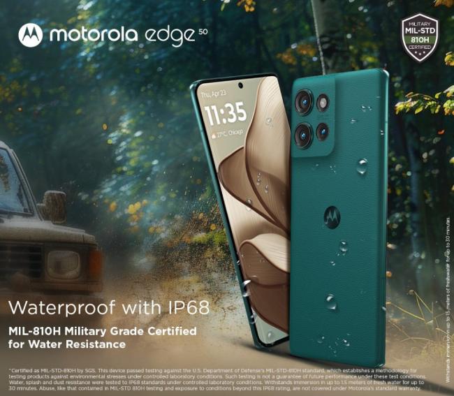 مقاومت گوشی Motorola Edge 50