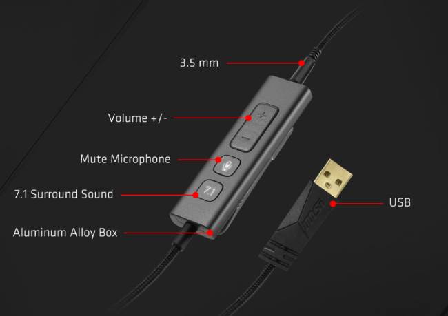 کلید کنترلی هدست گیمینگ IMMERSE GH61