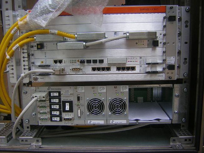یک دستگاه DSLAM 