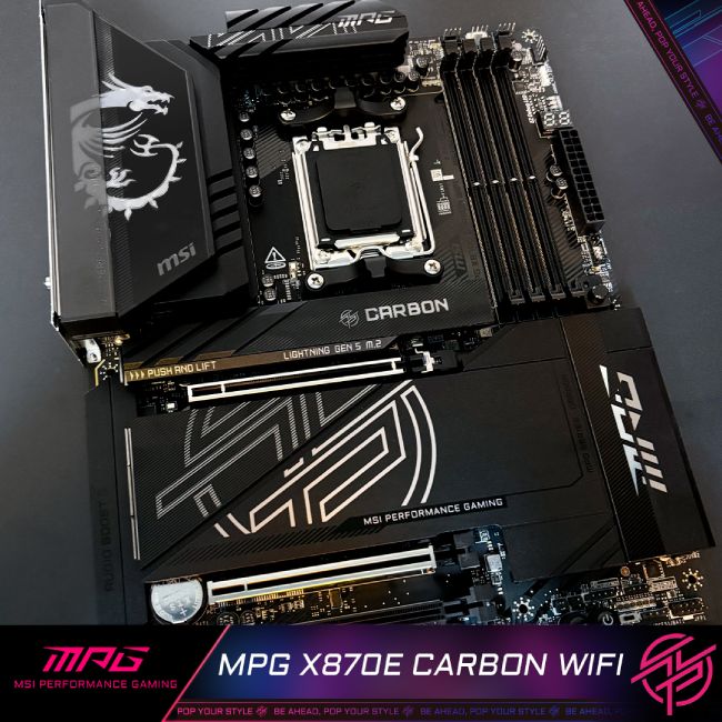 تصویر مادربرد MSI MPG X870E Carbon WIFI