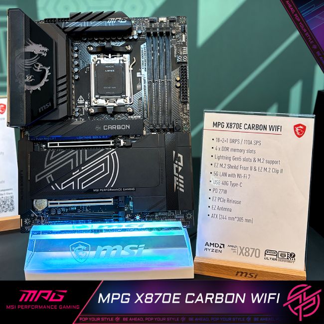 مشخصات مادربرد MSI MPG X870E Carbon WIFI