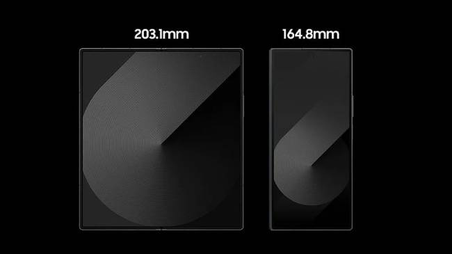 ابعاد گوشی Galaxy Z Fold Special Edition سامسونگ