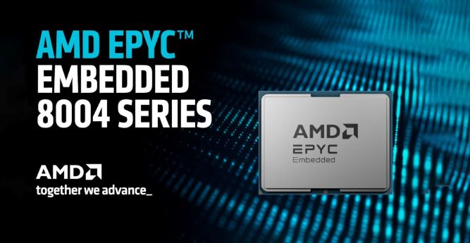 پردازنده‌های EPYC Embedded 8004