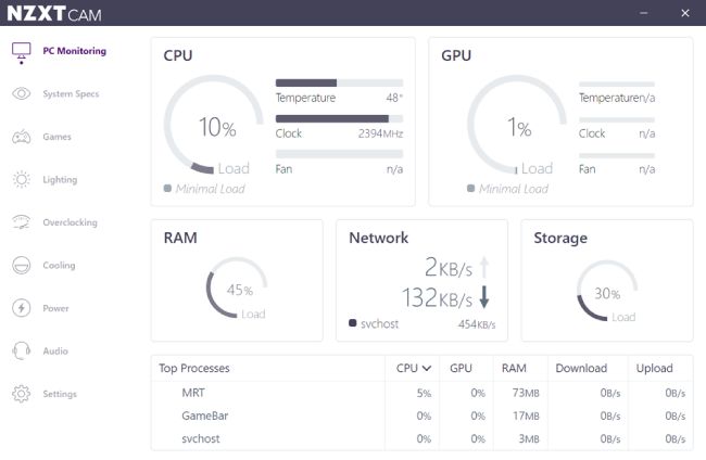 اپلیکیشن NZXT CAM