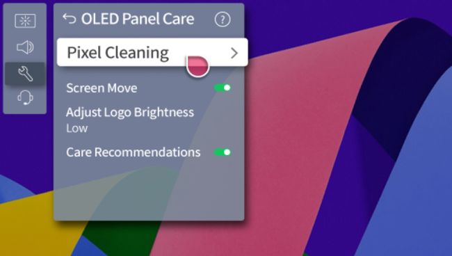 رفع مشکل پیکسل سوختگی در تلویزیون OLED