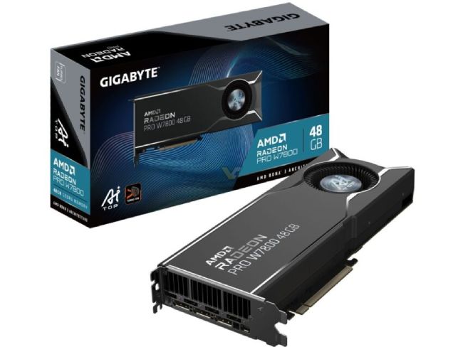 تصویر کارت گرافیک Radeon PRO W7800 AI TOP