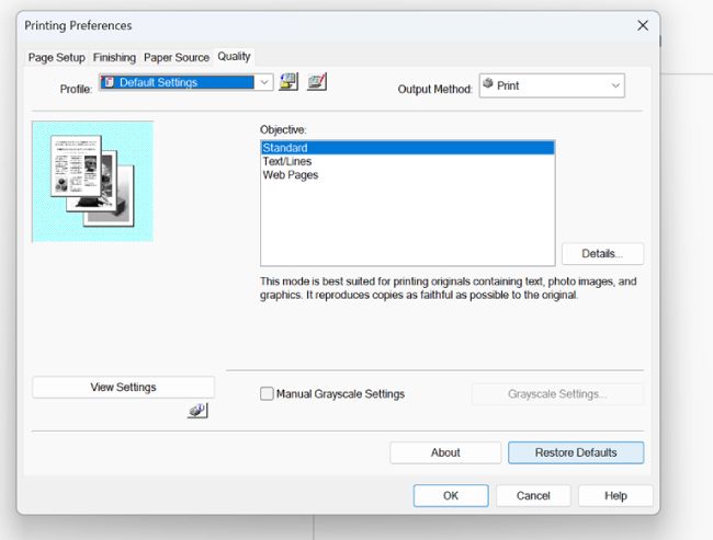 استفاده از حالت Reader Mode برای چاپ بهینه