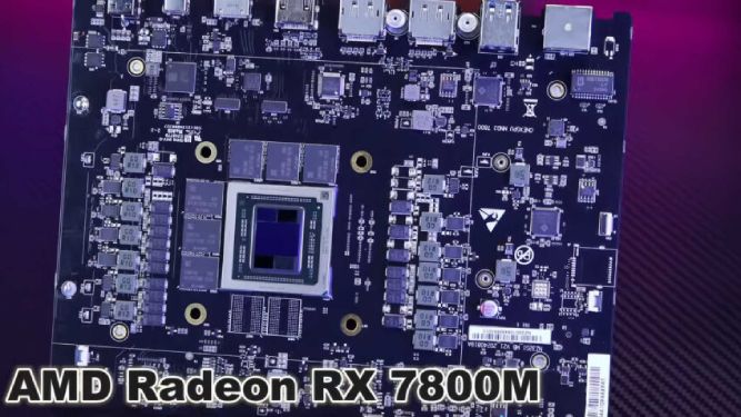 نتایج بنچمارک کارت گرافیک اکسترنال Radeon RX 7800M