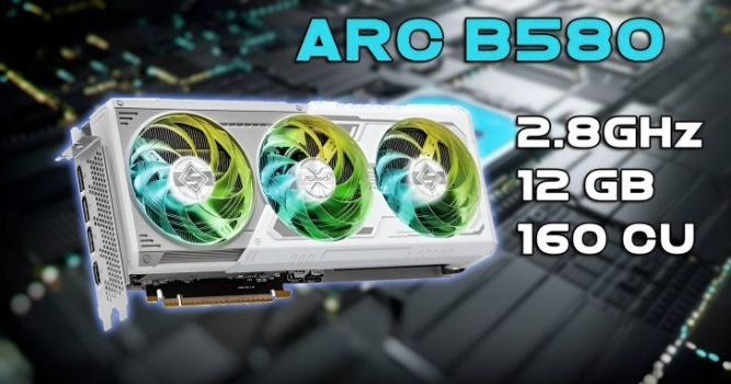 کارت گرافیک Arc B580 اینتل